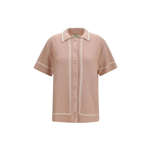 Fendi Multicolor Cotton Shortsleeve Shirt