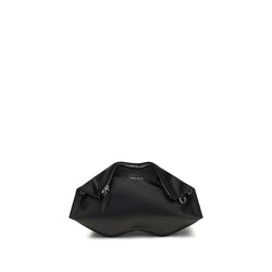 Alexander McQueen Black Calf Leather Bos Taurus Clutch Bag