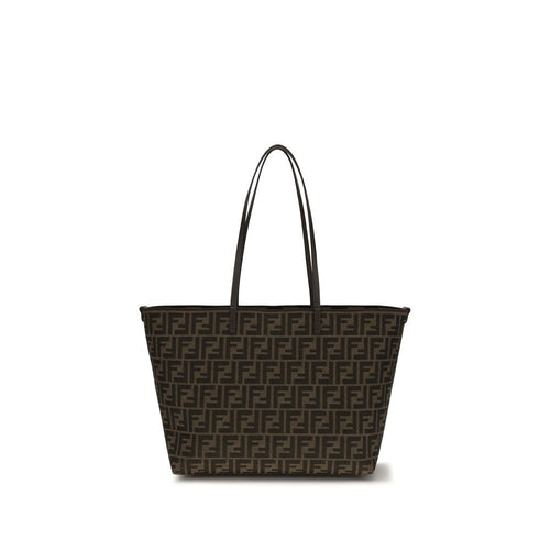Fendi Brown Fabric Shoulder Bag