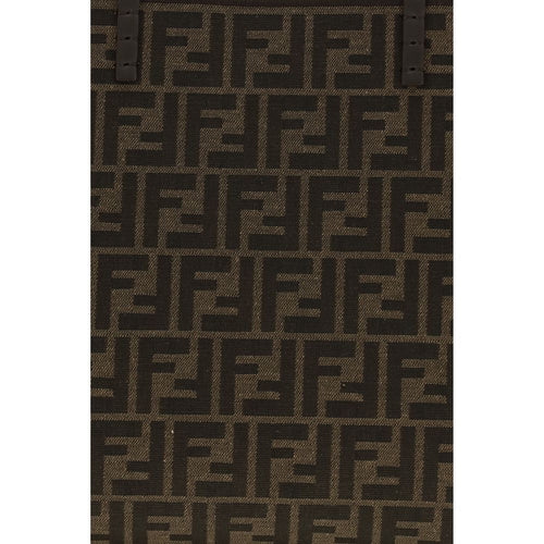 Fendi Brown Fabric Shoulder Bag