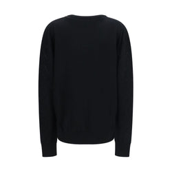 Balmain Black Wool Oves Aries Sweatshirt