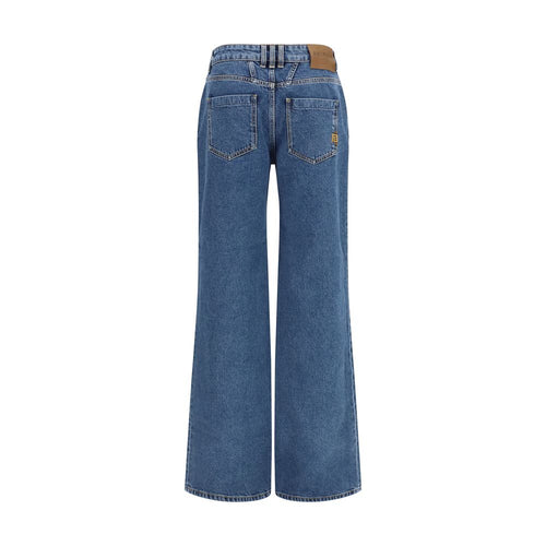 Balmain Blue Cotton Jeans Denim