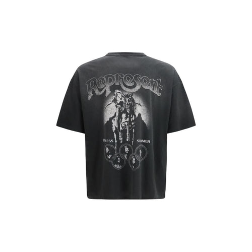 Represent Gray Cotton T-Shirt