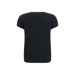 Balmain Black Wool Oves Aries Sleeveles Sweater