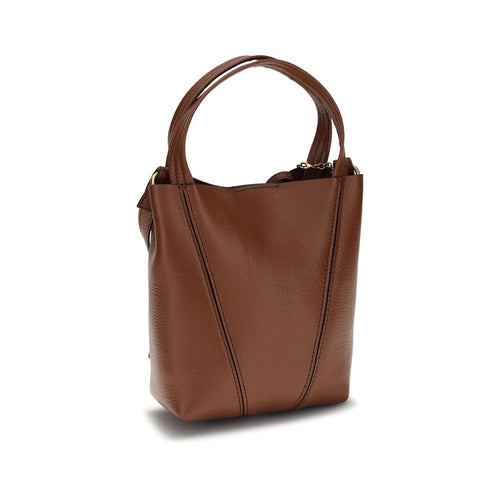 Chloé Brown Calf Leather Bos Taurus Shoulder Bag