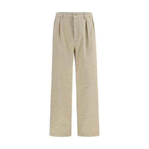 Prada Beige Cotton Casual Pants