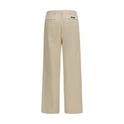 Prada Beige Cotton Casual Pants