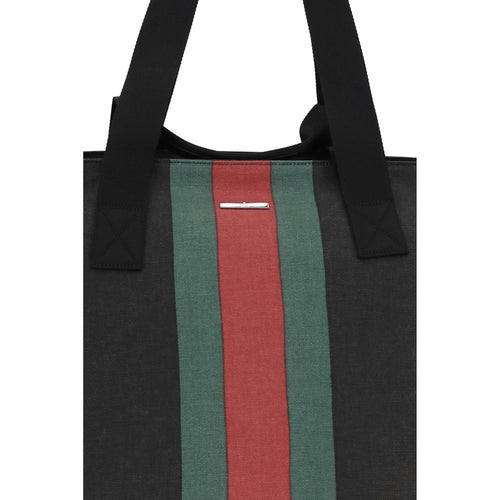 Gucci Black Cotton Shoulder Bag