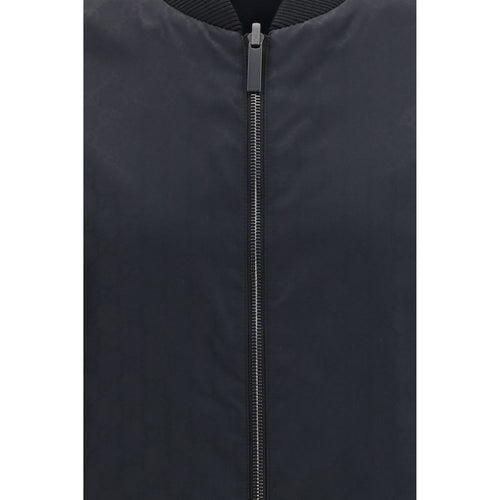 Gucci Black Polyamide Bomber