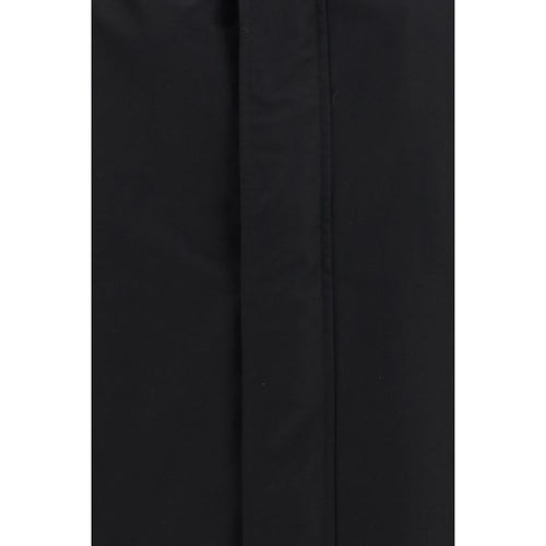 Gucci Black Cotton Full-Length Jacket