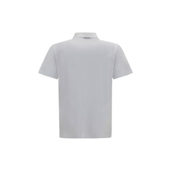 Gucci White Cotton Polo Shirt