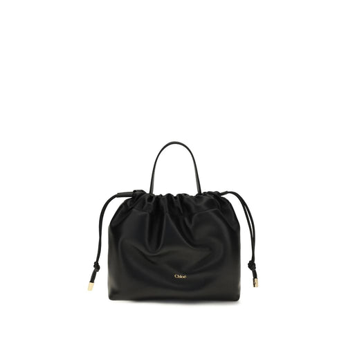 Chloé Black Lamb Ovis Aries Aries Shoulder Bag