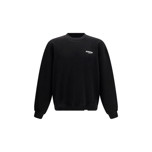Represent Black Cotton Sweatshirt
