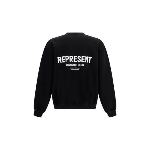 Represent Black Cotton Sweatshirt