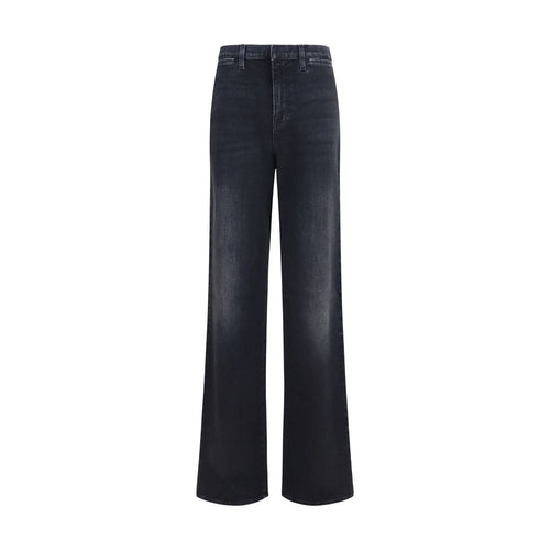 Gucci Black Cotton Straight-Leg Jeans