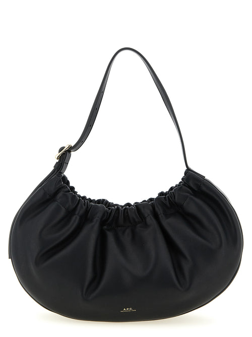 A.P.C. Black Polyethylene Shoulder Bag
