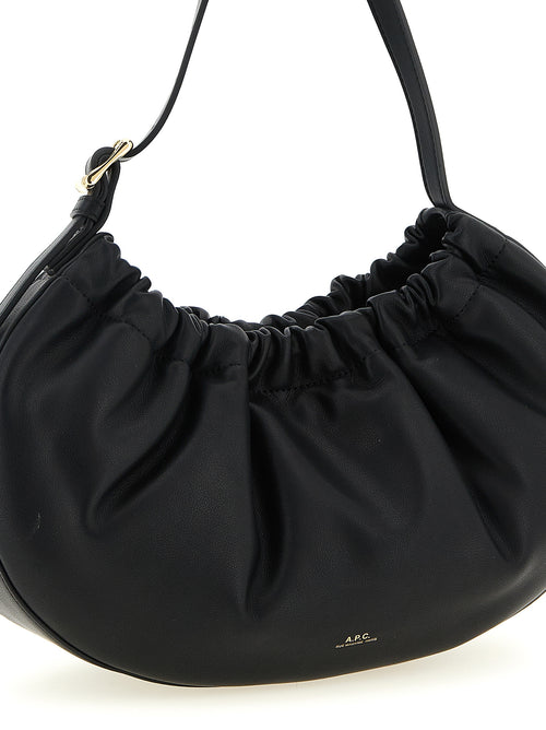A.P.C. Black Polyethylene Shoulder Bag
