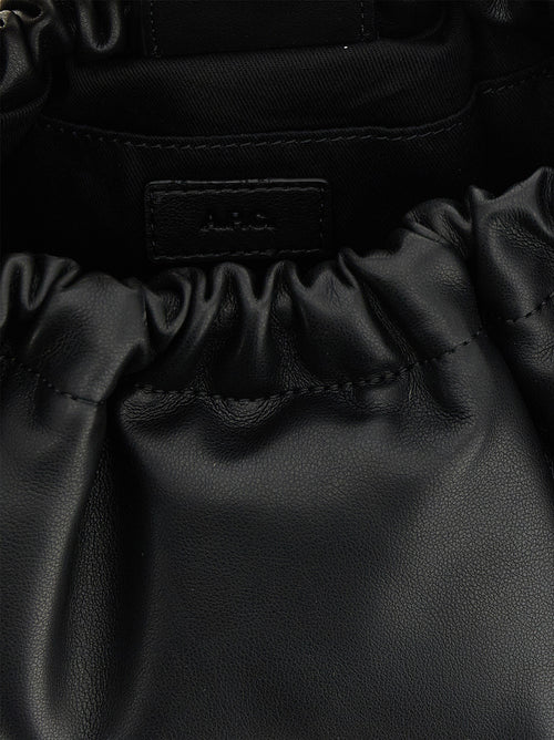 A.P.C. Black Polyethylene Shoulder Bag