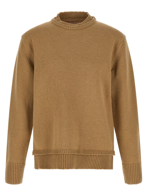 Maison Margiela Beige Wool Cardigan