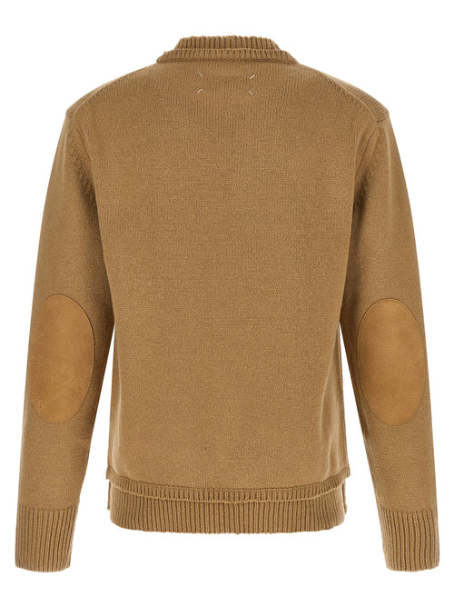 Maison Margiela Beige Wool Cardigan