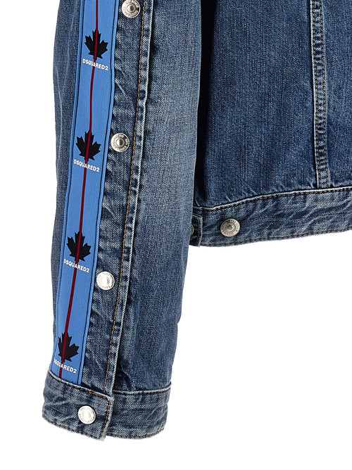 Dsquared² Blue Cotton Denim Jacket