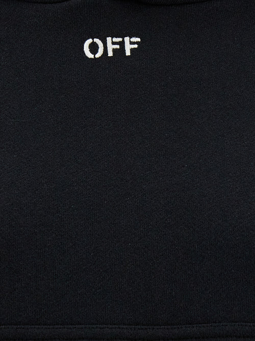 Off-White Black Cotton Hoodie