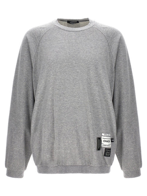 Undercover Gray Cotton Sweatshirt