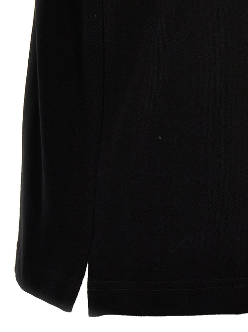 Palm Angels Black Polyester Polo Shirt