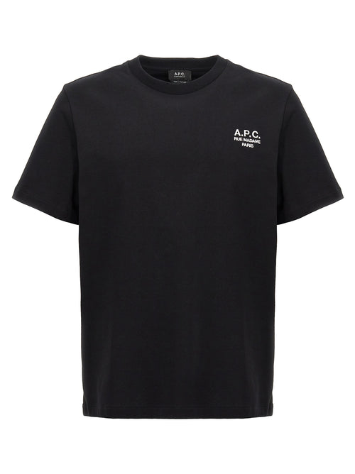 A.P.C. Black Cotton T-Shirt