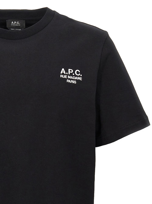 A.P.C. Black Cotton T-Shirt