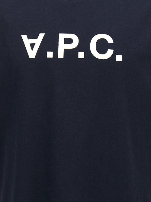 A.P.C. Blue Cotton T-Shirt