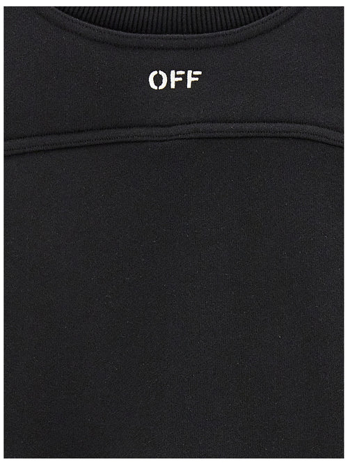Off-White Bicolor Cotton Sweatshirt