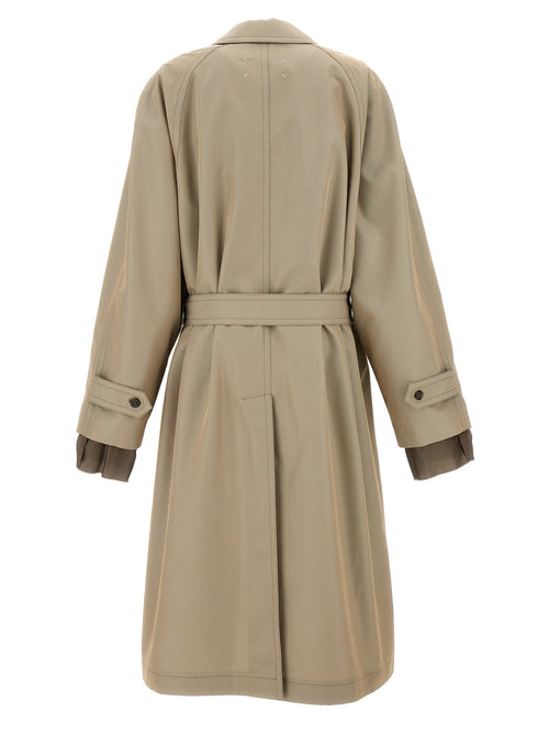 Maison Margiela Beige Cotton Coat