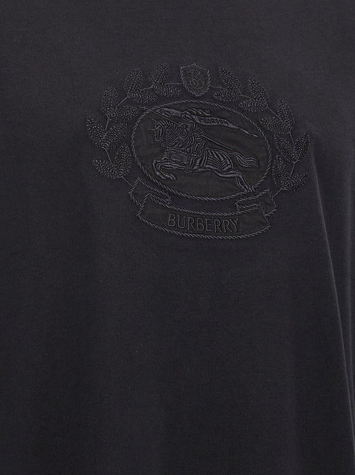 Burberry Black Cotton T-Shirt