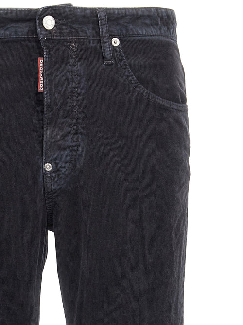 Dsquared² Blue Cotton Casual Pants