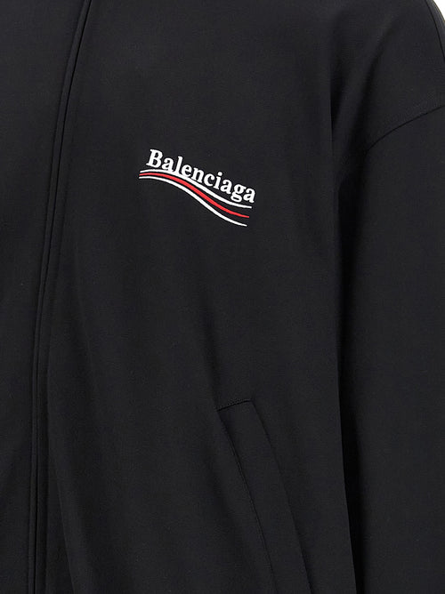 Balenciaga Black Polyamide Sweatshirt