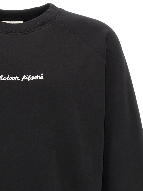 Maison Kitsuné Black Cotton Sweatshirt