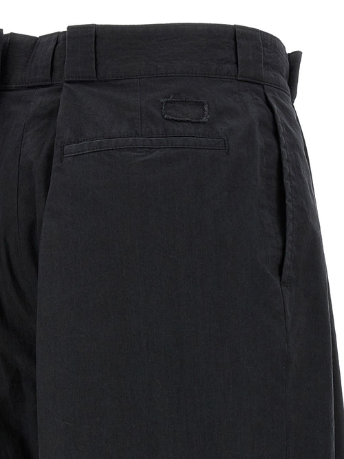 Maison Margiela Black Cotton Casual Pants