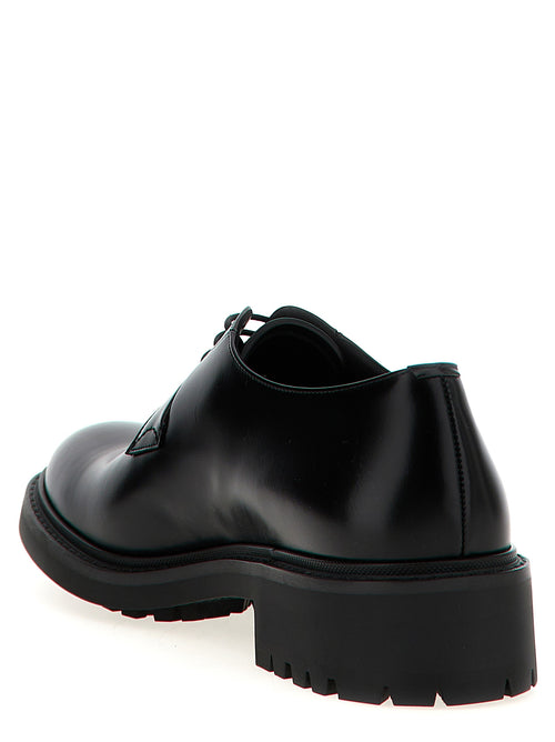 Saint Laurent Black Lamb Leather Oxfords And Derbies
