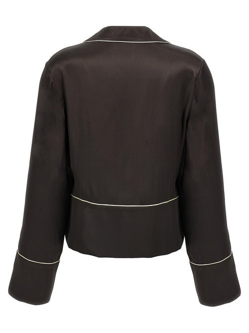 Off-White Black Acetate Blouse