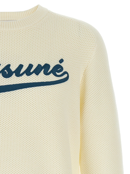 Maison Kitsuné White Cotton Cardigan