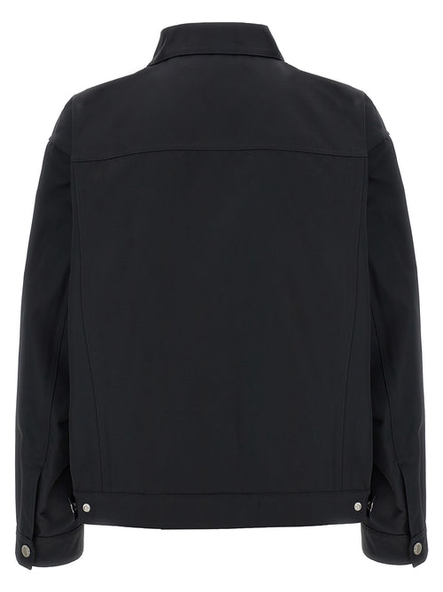 Dsquared² Black Polyester Full-Length Jacket