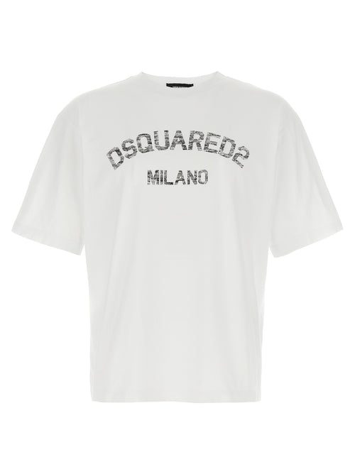 Dsquared² White Cotton T-Shirt