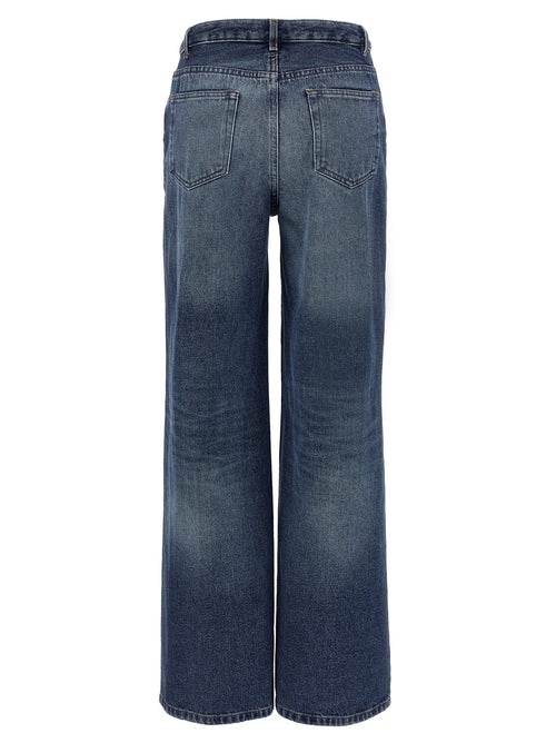 A.P.C. Blue Cotton Jeans Denim