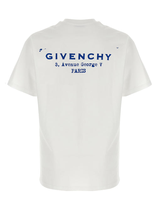 Givenchy White Cotton T-Shirt