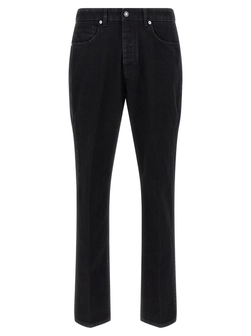 Givenchy Black Cotton Straight-Leg Jeans