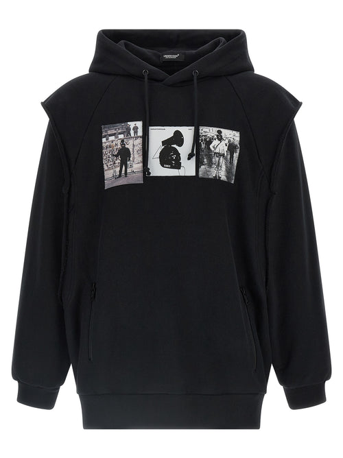 Undercover Black Cotton Sweatshirt