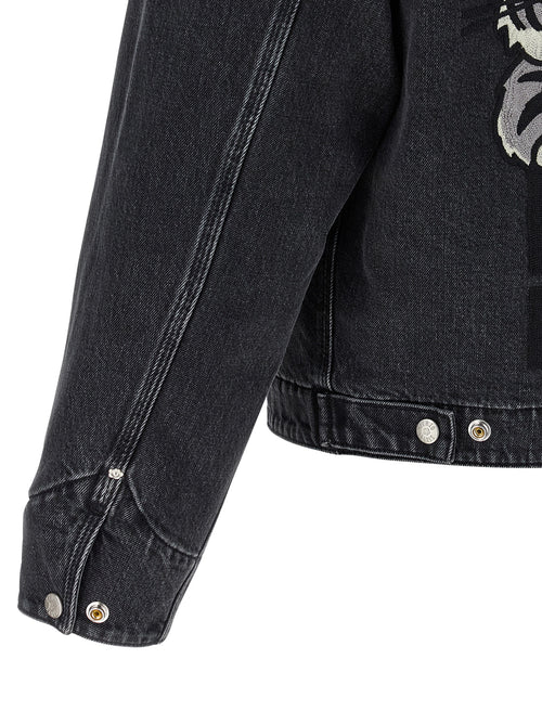 Kenzo Black Cotton Denim Jacket
