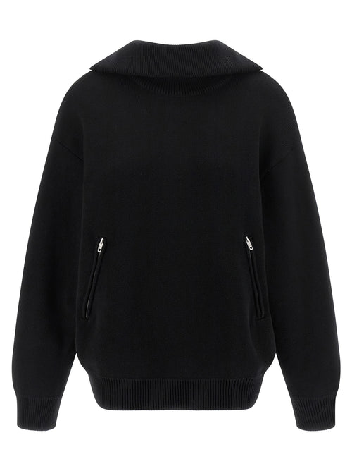 Balenciaga Black Cotton Cardigan