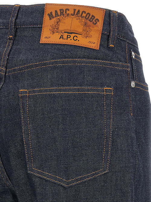 A.P.C. Blue Cotton Straight-Leg Jeans